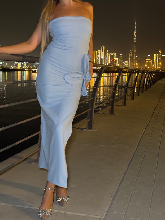 Daisy Maxi Dress - Baby Blue