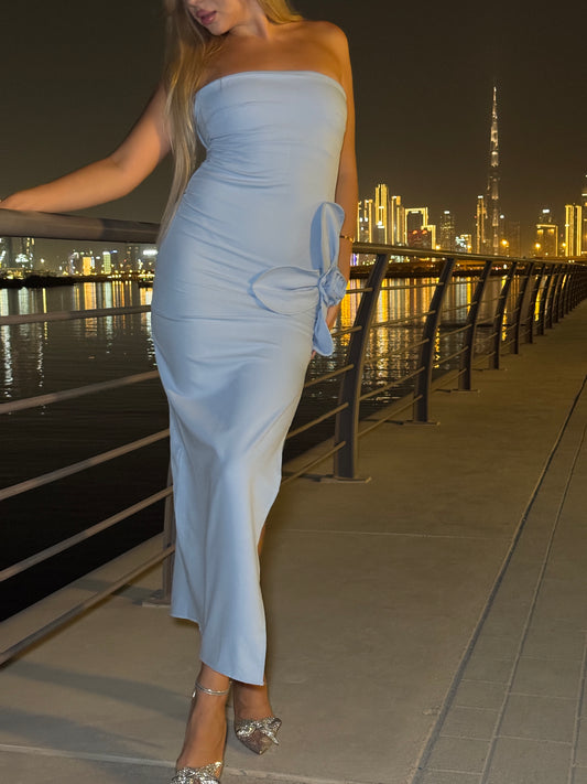 Daisy Maxi Dress - Baby Blue