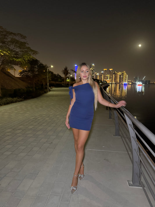 Nina Mini Dress - Navy