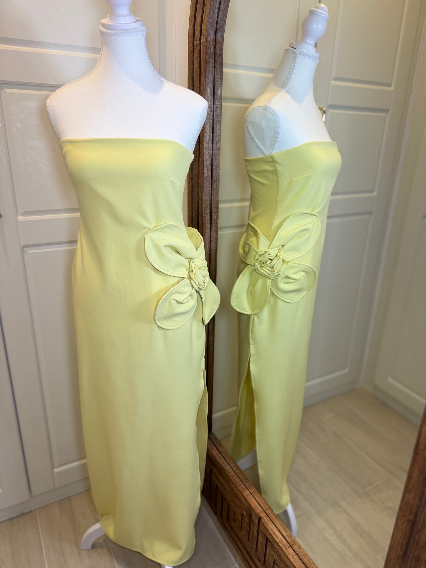 Daisy Maxi Dress - Lemon